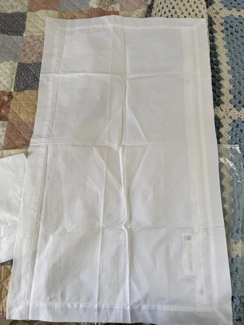 BOLL & BRANCH Organic Cotton Signature Hemmed Pillow Sham SET(2) KING White NEW